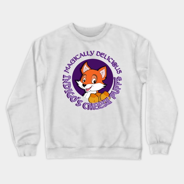 Indigo's Cheese Puffs Crewneck Sweatshirt by Ben Aaronovitch 